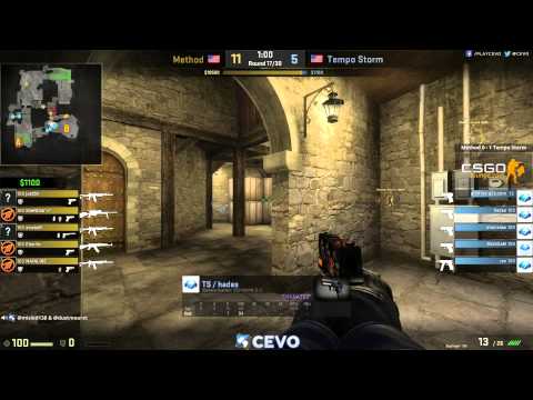 Tempo Storm vs Method Game 2 (CEVO-P CS:GO Season 7) - Misled & Dust