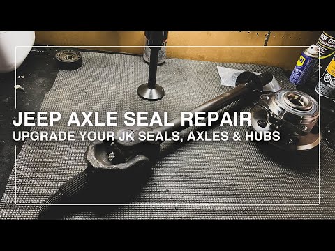 Jeep Wrangler Front Axle Seal Replacement, Hub Installation & TeraFlex 3304100/3304000 Axle Upgrade