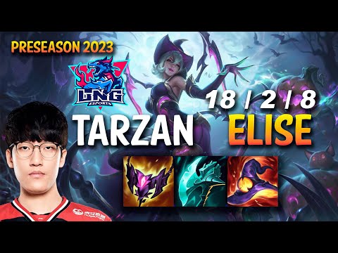 LNG Tarzan ELISE vs GRAVES Jungle - KR Ranked