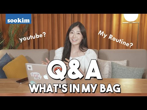 Q&A + What's in my bag | Youtube, Daily Routine + More | 김수민 Sookim