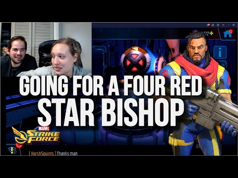 Bishop Red Star Orb Opening I Marvel Strike Force