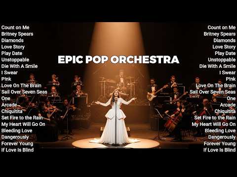Bruno Mars, Britney Spears, Rihanna, Sia, Pink, Adele - Cinematic Pop Love Songs in Orchestral Style