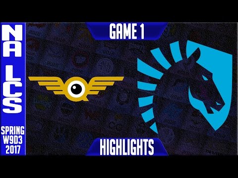 Team Liquid vs FlyQuest Highlights Game 1 - NA LCS W9D3 Spring 2017 - TL vs FLY G1