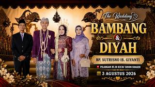 Download lagu LIVE  WEDDING BAMBANG & DIYAH == WAYANG KULIT == TRISNA NADA AUDIO ==  ALBINO HD 2 mp3