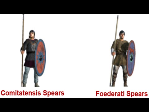 Total War: Attila 1vs1: Comitatensis Spears vs Foederati Spears