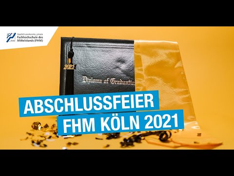 Abschlussfeier der FHM Köln 2021