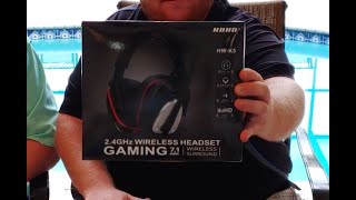 HUHD Wireless Gaming Headphones Unboxing