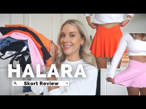 HALARA Viral Skort Review & Sizing Guide | Spring Tops & Skirts Try on Haul