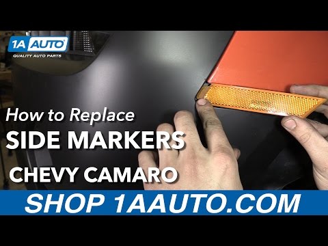 How to Replace Side Markers 10-15 Chevy Camaro