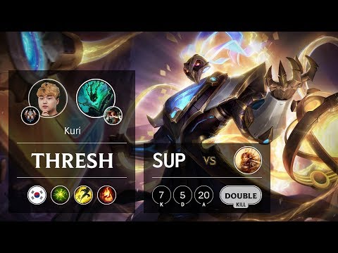 Thresh Support vs Leona - KR Challenger Patch 9.24