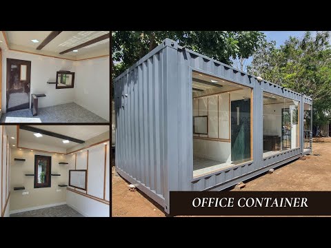 Steel modular office container