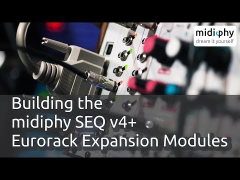 DIY - midiphy SEQ v4+ Eurorack Expansion Modules