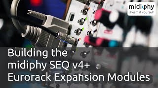 Video thumbnail for DIY - midiphy SEQ v4+ Eurorack Expansion Modules by Hawkeye