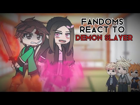 Hashira and Tanjiro + Nezuko react to Nezuko, AMV -- Demon Slayer -- Gacha  Club -- 