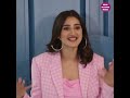 Dhvani Bhanushali In Pink Mini Blazer Skirt At Candy Song Promotion
