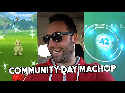 Salgo al LIVELLO 42 durante il COMMUNITY DAY MACHOP!