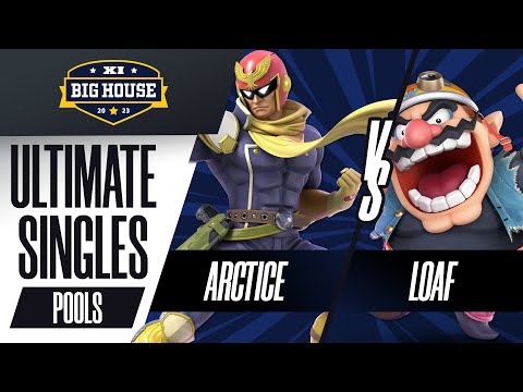 Arctice (Captain Falcon) vs loaf (Wario) - Ultimate Singles Pools - The Big House 11