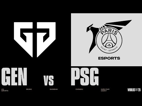 GEN vs PSG | WORLDS 2025 | Swiss
