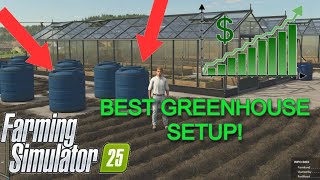 Best way to set up greenhouses in fs25