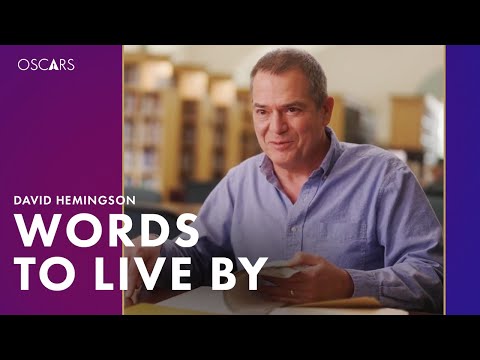 David Hemingson's "Words to Live By" | ''The Holdovers' Oscars
