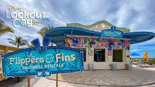 Flippers & Fins Snorkel Rentals at Disney Lookout Cay at Lighthouse Point