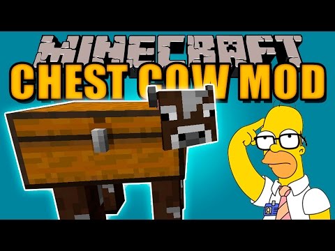 ANTONIcra -  CHEST COW MOD - Cows with Chests!!  - Minecraft mod 1.11.2 Review ESPAÑOL