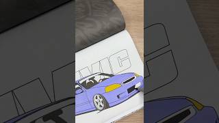 Civic | 100 Modified Cars Coloring Book