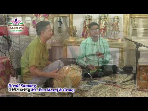 Divali Satsang 2025 officiating Ms Ena Maraj and Group at Shri Raam Vijai Mandir in Bamboo