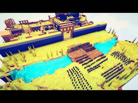 500x KNIGHT SIEGE ENEMY CASTLE - Totally Accurate Battle Simulator TABS