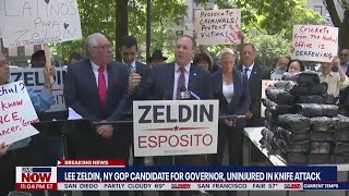 Lee Zeldin attacked on stage at campaign event | LiveNOW from FOX
