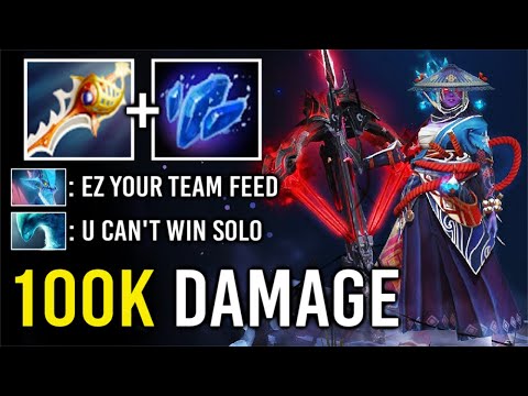 CRAZY 100K DMG in 55 Min! Drow Ranger vs Megas Epic Rapier Drop Team Feed Comeback by Timado Dota 2