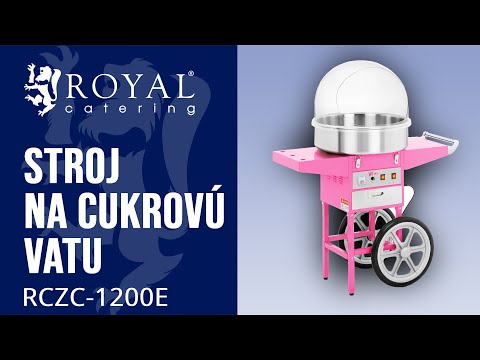 Video - Stroj na cukrovú vatu - 52 cm - 1200 W