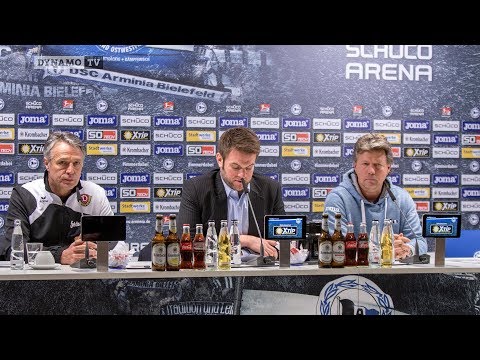 24. Spieltag | DSC - SGD | Pressekonferenz nach dem Spiel