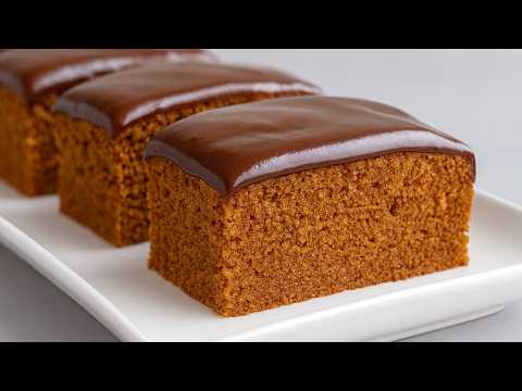 Easy Ginger Cake Recipe - No Sugar, No Flour, No Eggs! Ginger Cake, in minutes!