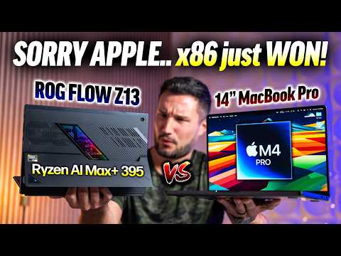Ryzen AI Max+ 395 is INSANE - ROG Flow Z13 vs M4 Pro MBP
