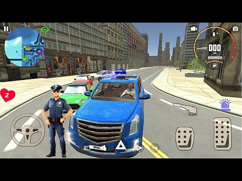 CADILLAC ESCALADE Police Car / Car Simulator Escalade Driving / SPR Android Games/Android Gameplay