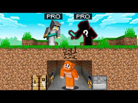 Minecraft Manhunt vs 2 PROS