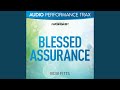 Blessed Assurance [Original Key With Background Vocals]
