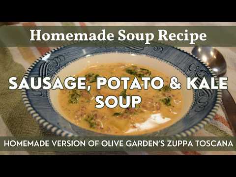 Sausage, Potato & Kale Soup Recipe | Easy Instant Pot Meal | Creamy Potato Soup Like Zuppa Toscana!