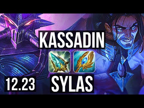 KASSADIN vs SYLAS (MID) | 11/1/8, Quadra, 2.4M mastery, 1100+ games, Legendary | KR Master | 12.23