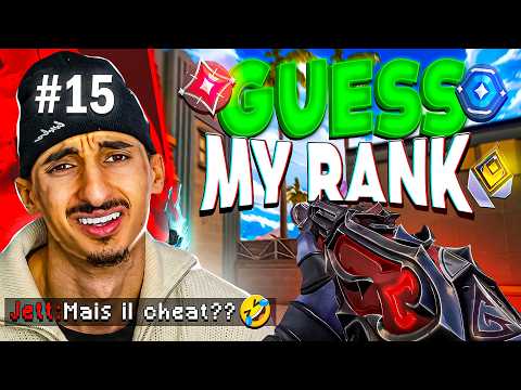 A CHEATER IN THE MIDDLE OF A VIDEO LOL?? 🤦‍♂️ (GUESS MY RANK 15)