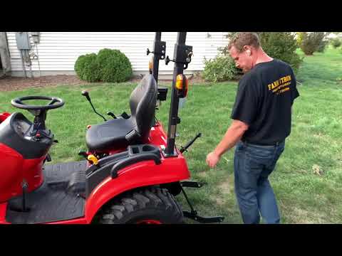 Kioti CS 2220 Subcompact Tractor with Optional Loader and Mid-Mount Mower Attachments