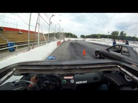 Driftthing Night - JayLemieux doing a little Wheele! on the 1st Layout