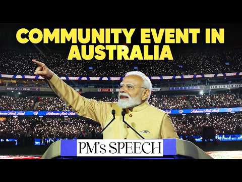 PM Modi’s address at the community event in Melbourne, Australia