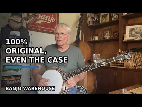 1970s GTR Hearts and Flowers 5-String Banjo Iida-Made Rare Natural w/ Case image 16