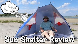 Rio Beach Portable Sun Shelter | Set Up | Review