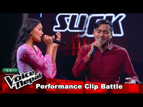 Sujita Vs Bibek "Maya Namara Hai" Battle Round - The Voice of Nepal 2021
