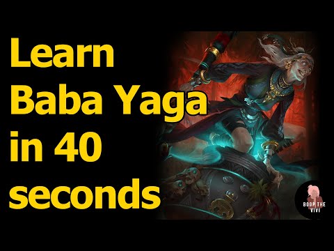 HOW TO PLAY BABA YAGA IN 40 SECONDS - Quick Smite God Guide