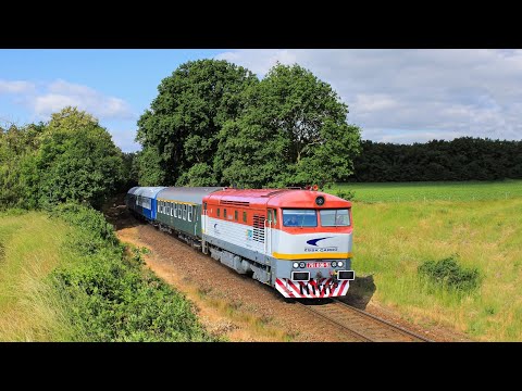 [4K] Revirail 751 036-5 Zvl. R 10051 a R 10052 z Prahy do Liberce den 13.6. 2021