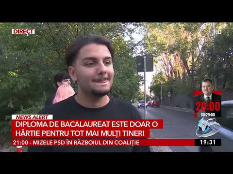 Diploma de bacalaureat este doar o hârtie pentru tot mai mulţi tineri